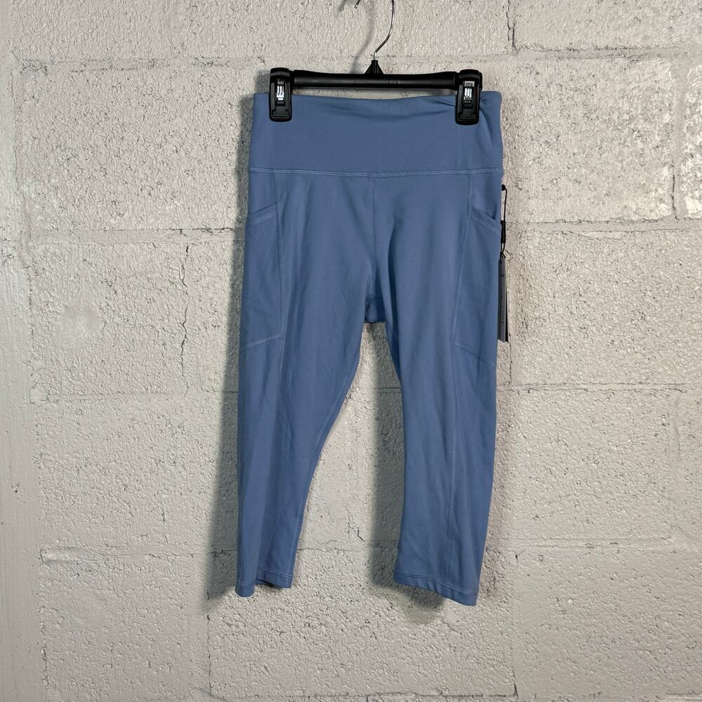 DKNY Sport Women's Balance Compression High-Waist Capri Pants blue XS